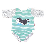 Heless Doll Swimming Set Pinguin, 35-45 cm