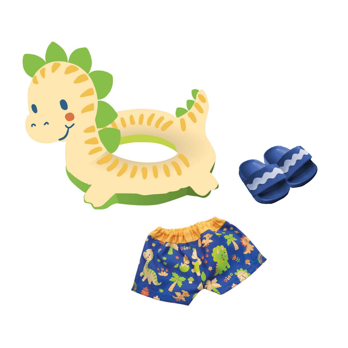 Heless dolls swimming set dino, 35-45 cm