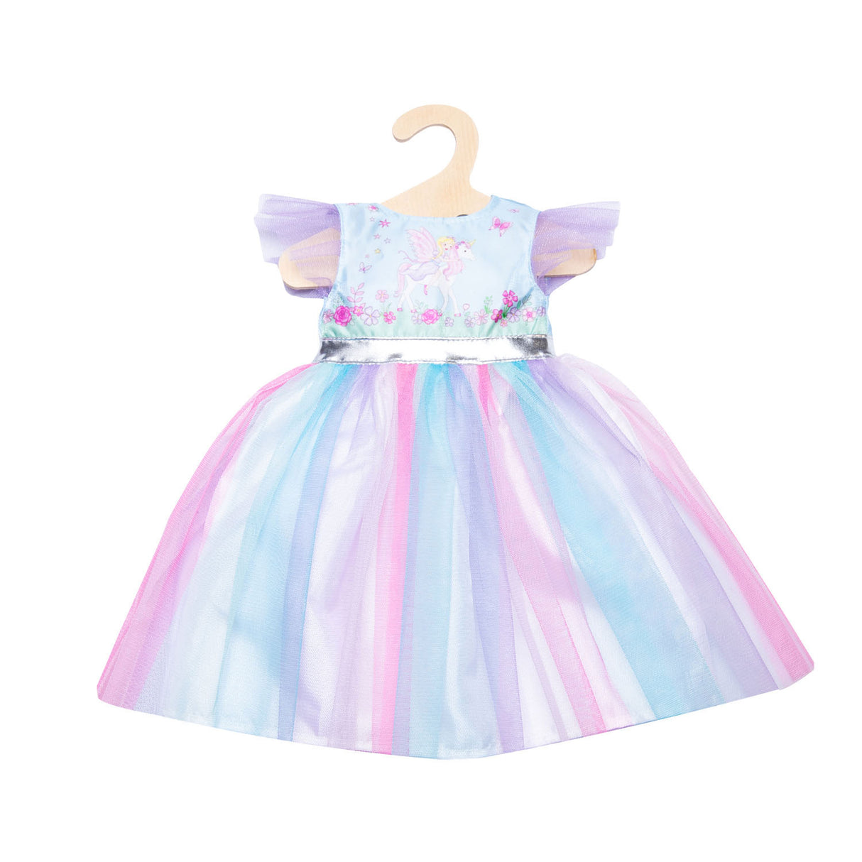 Heless Doll Dress Fee and Unicorn with Crown, 28-35 CM