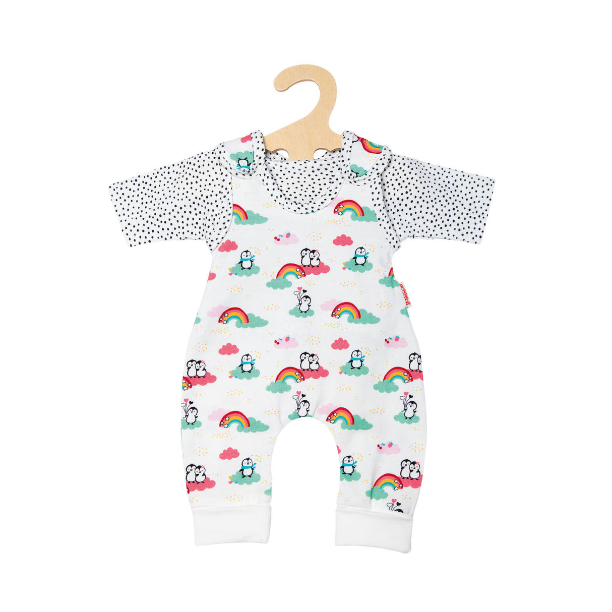 Dolls Romper Penguin med T-shirt, 28-35 cm