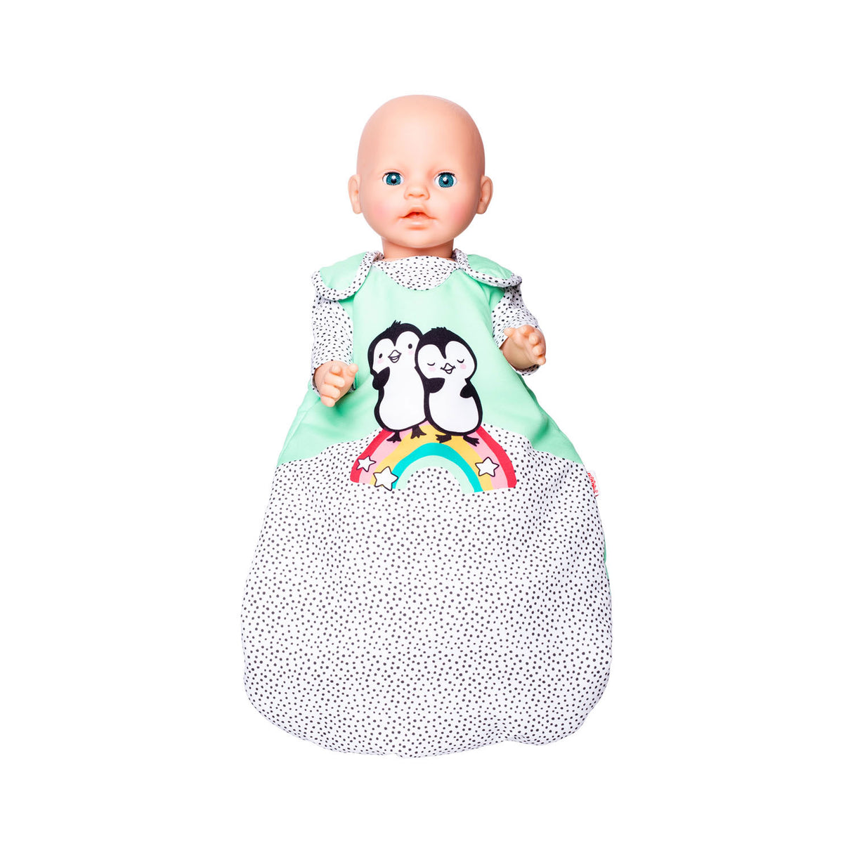 Puppenschlafsbag Pinguin, 28-35 cm