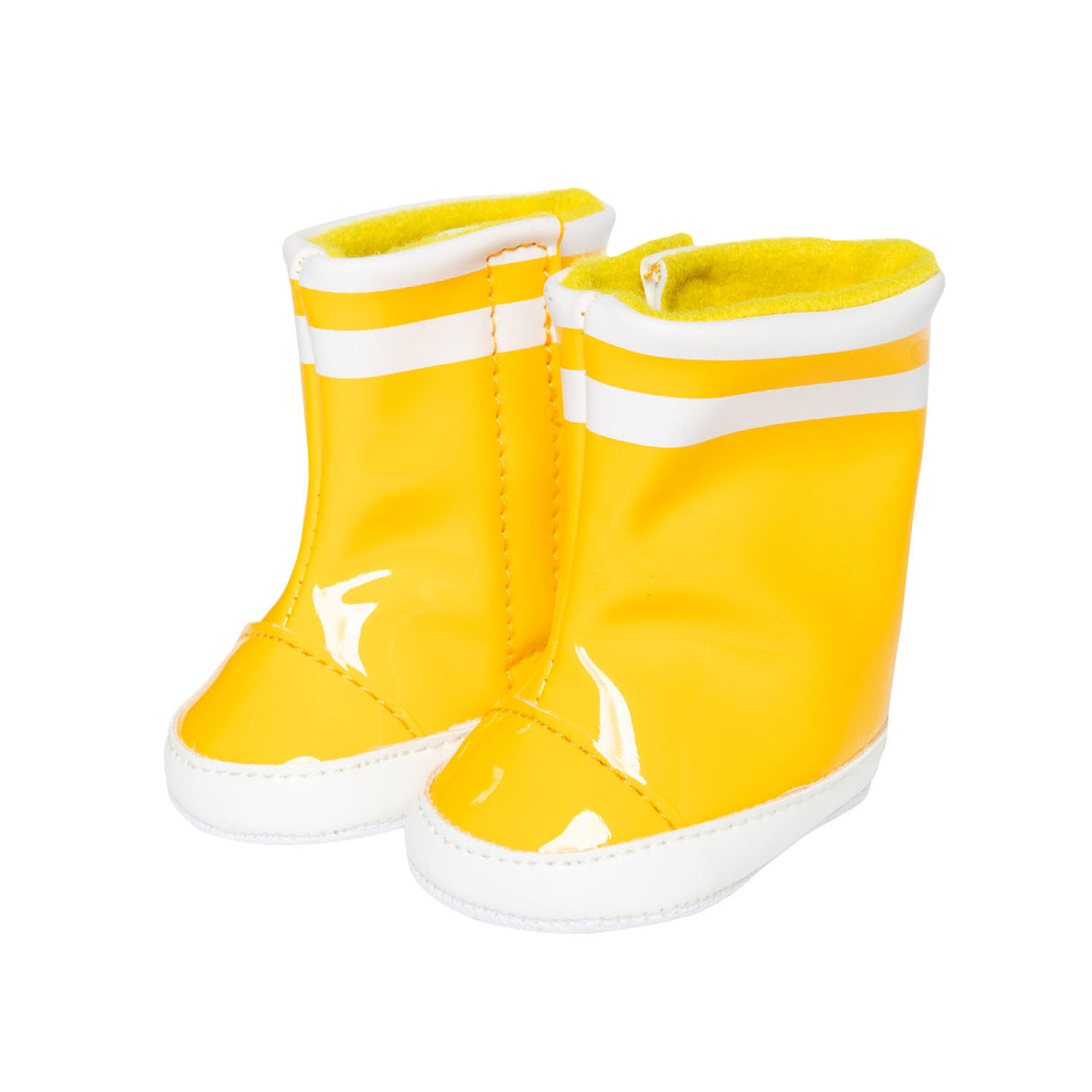 Bottes de pluie de poupées Heless jaunes, 30-34 cm