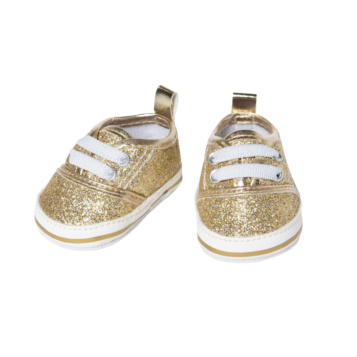 Tenisky Heless Doll Glitter Gold, 30-34 cm