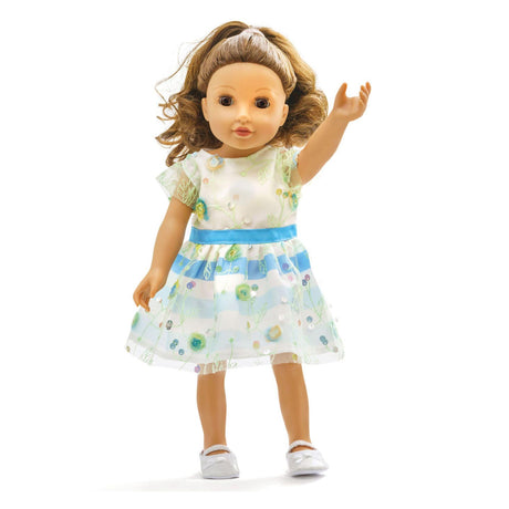 Heless doll dress Sea of ​​Flowers, 28-35 cm