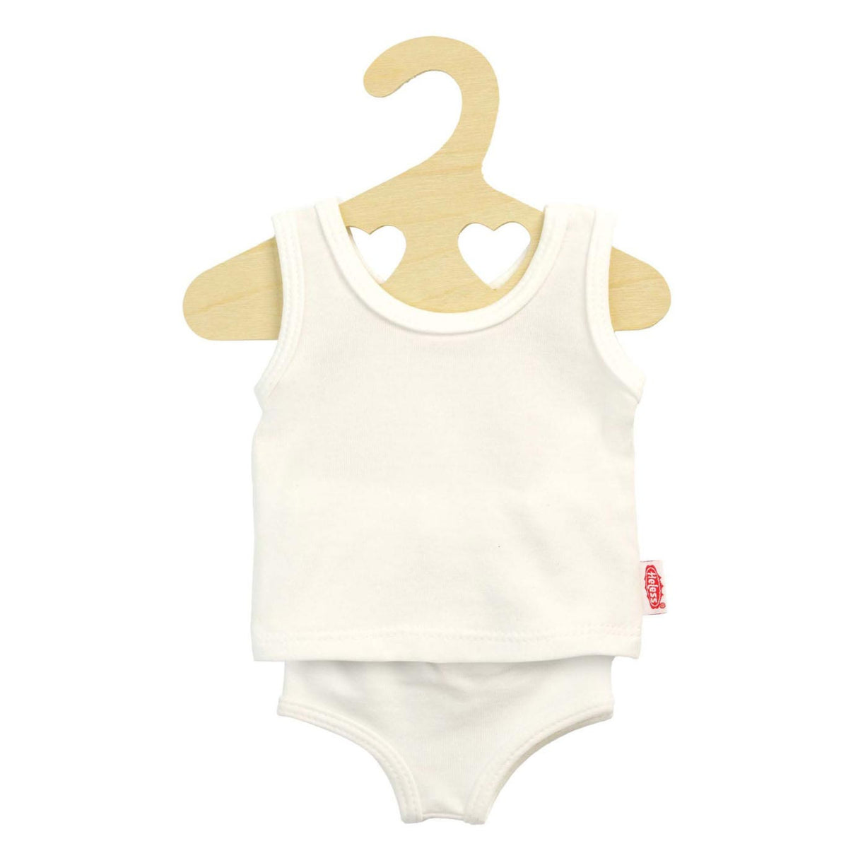 Heless muñeca calzoncillos y camisa blanca, 20-25 cm