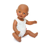 Heless muñeca calzoncillos y camisa blanca, 20-25 cm