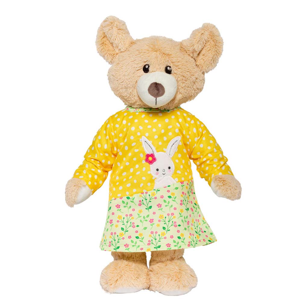 Dolls Dungarees med stripete skjorte Bunny Lou, 35-45 cm