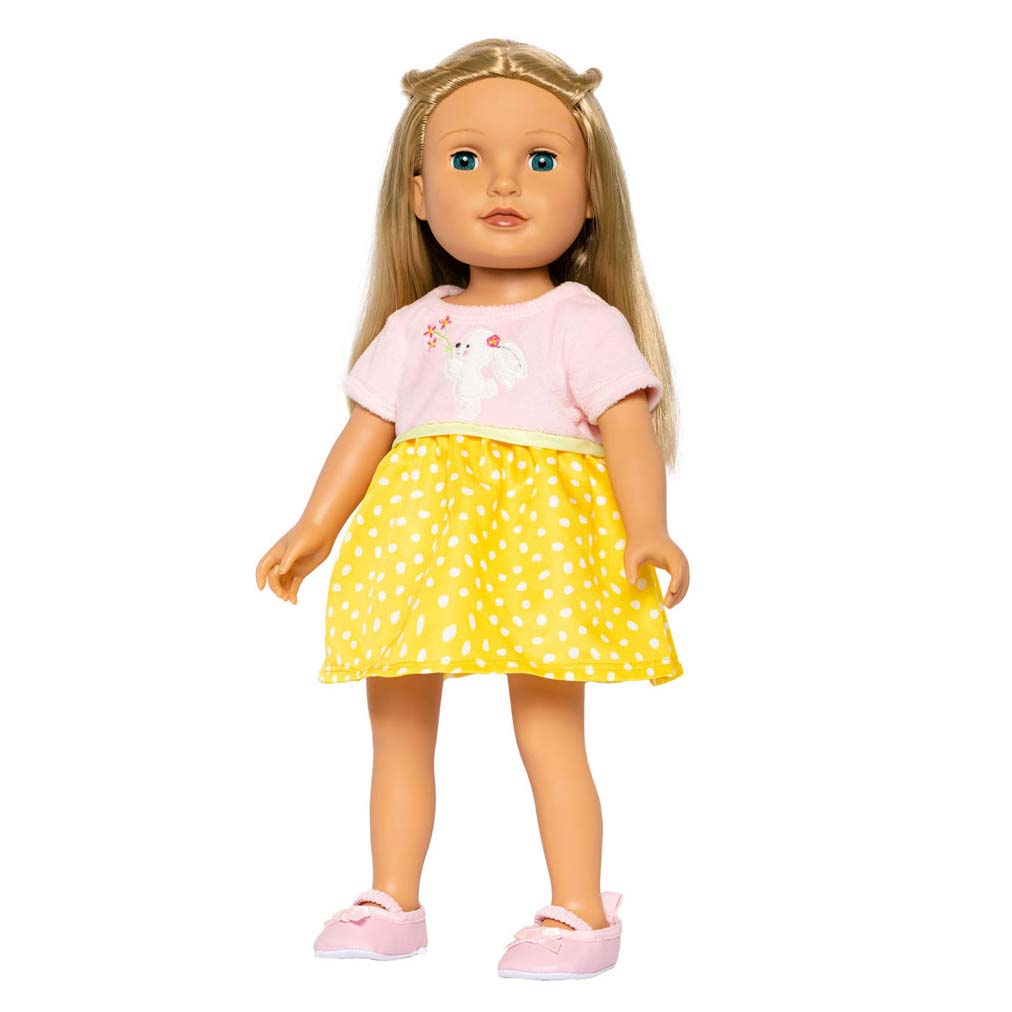 Heless dockklänning bunny lou, 35-45 cm