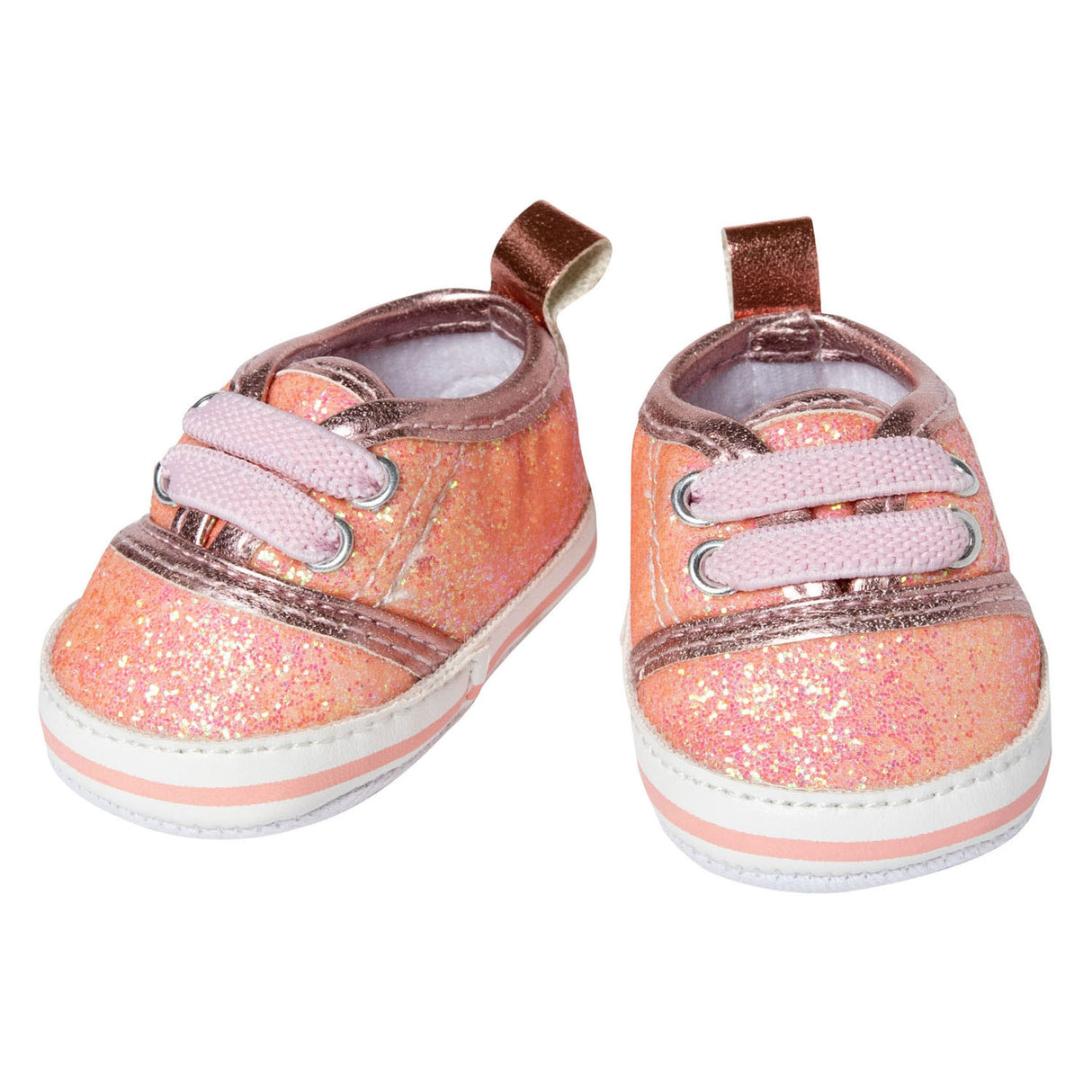 Heless Doll Shoes Glitter Sneakers Pink, 38-45 CM