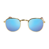 Lunettes de soleil Helless Dolls Gold Blue miroir