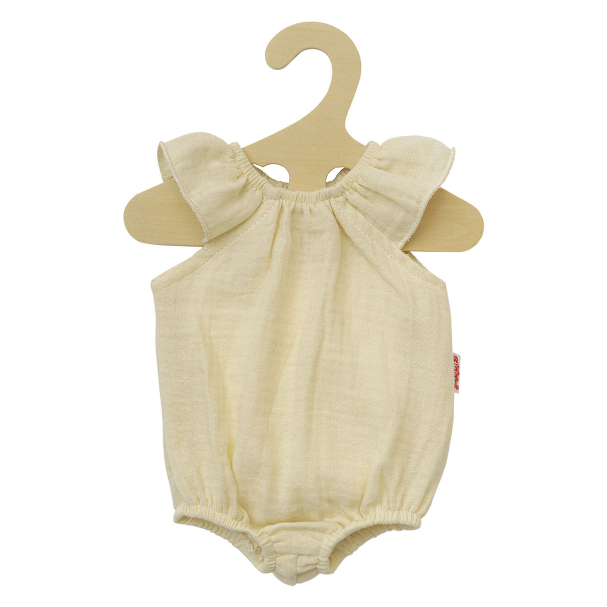 Heless dollbody gul med ruffles, 28-35 cm