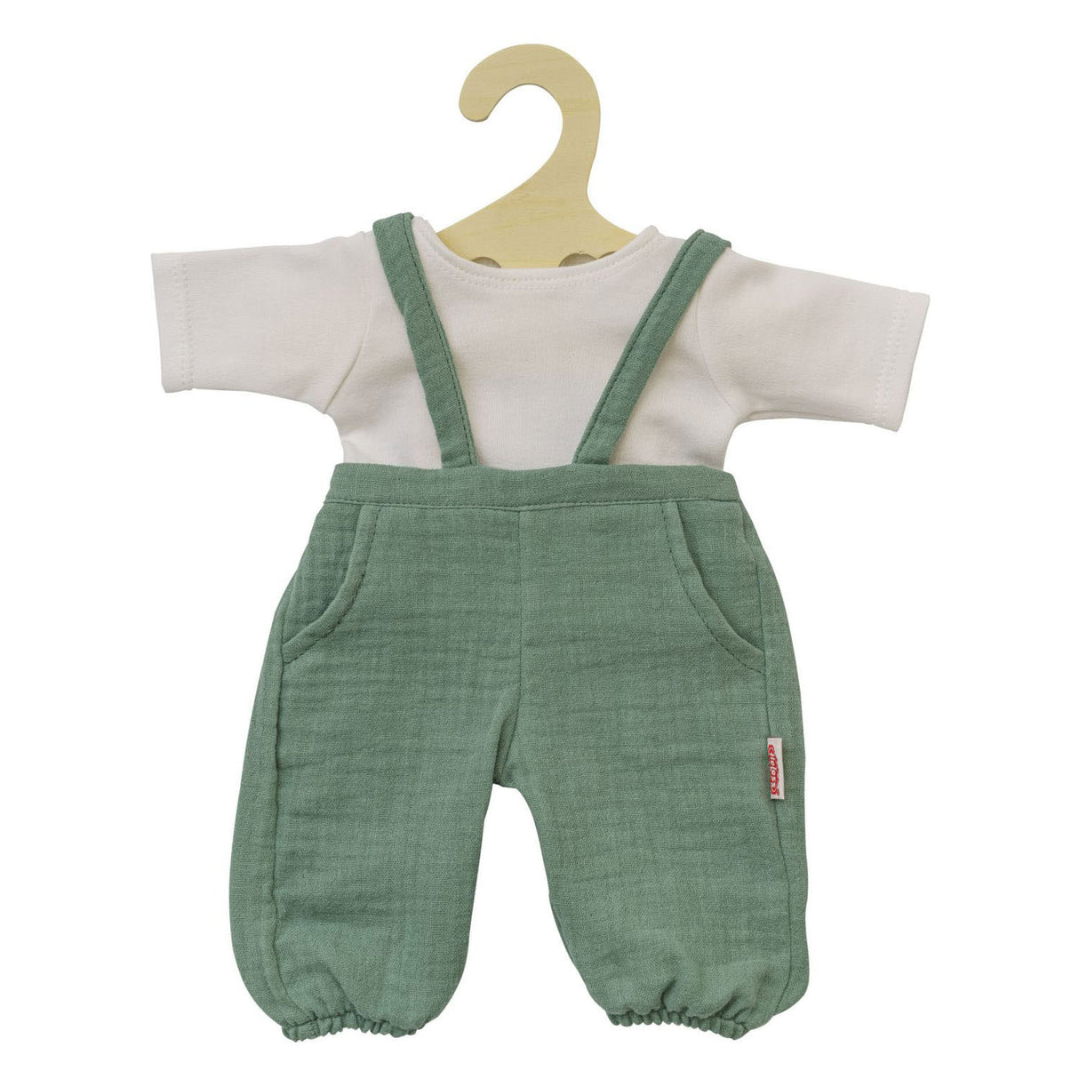 Heless Dolls Dungarees Green, 28-35 cm