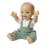 Heless dolls dungarees green, 28-35 cm