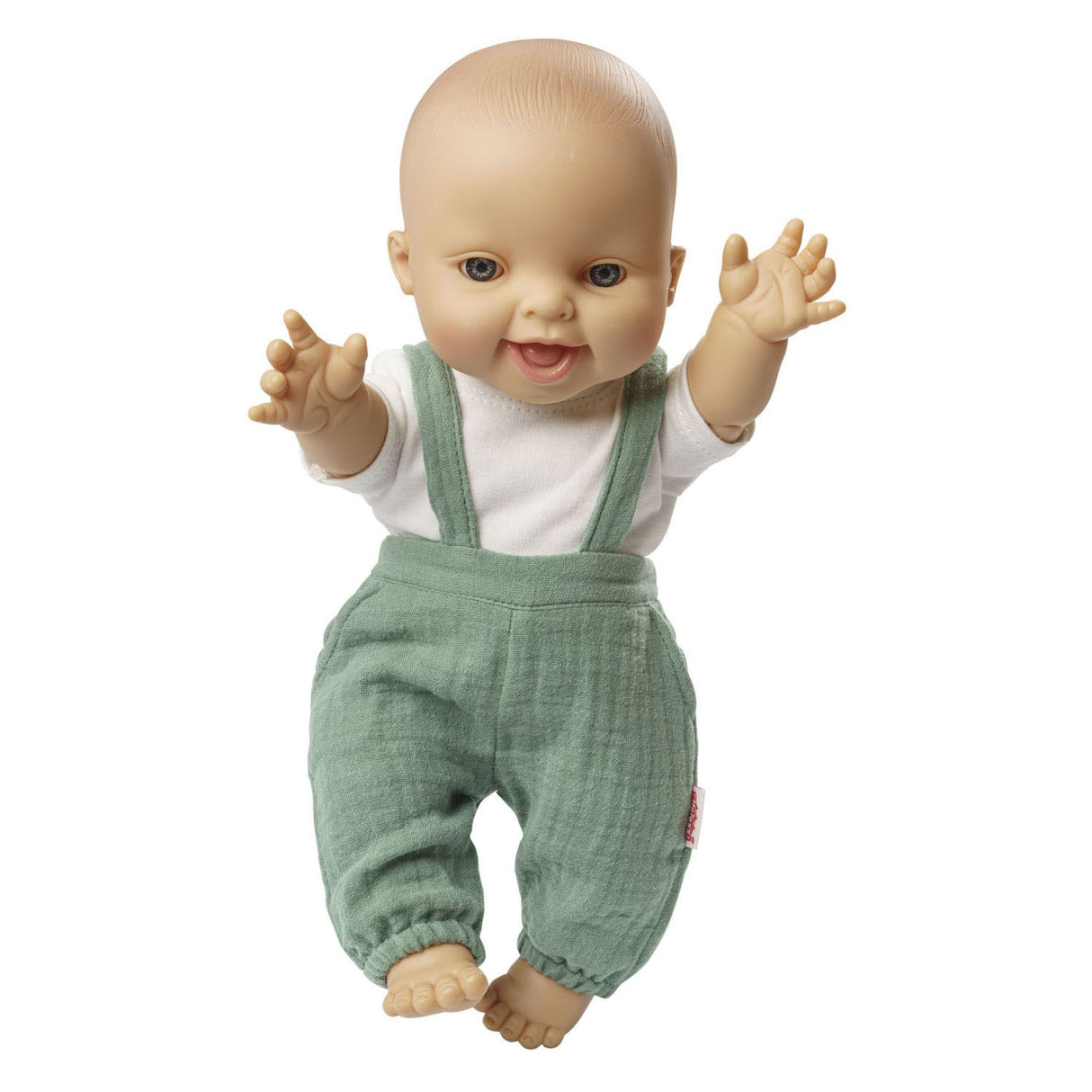 Heless dolls dungarees green, 28-35 cm