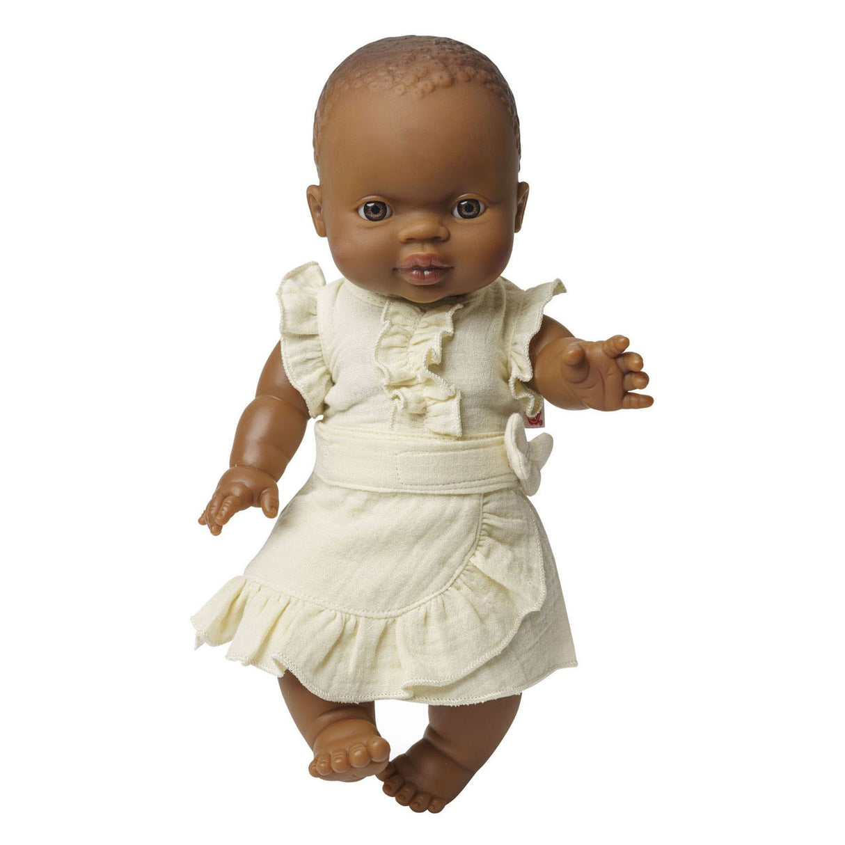 Heless Doll Wrap Nederdel Ecru med ruffles, 28-35 cm