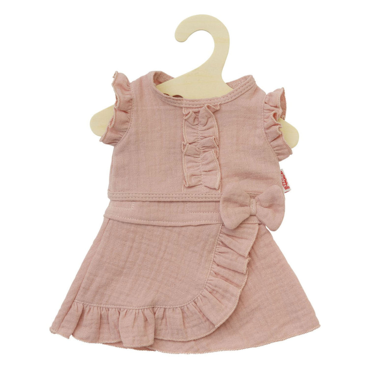 Heless doll Wrap skirt pink with ruffles, 28-35 cm