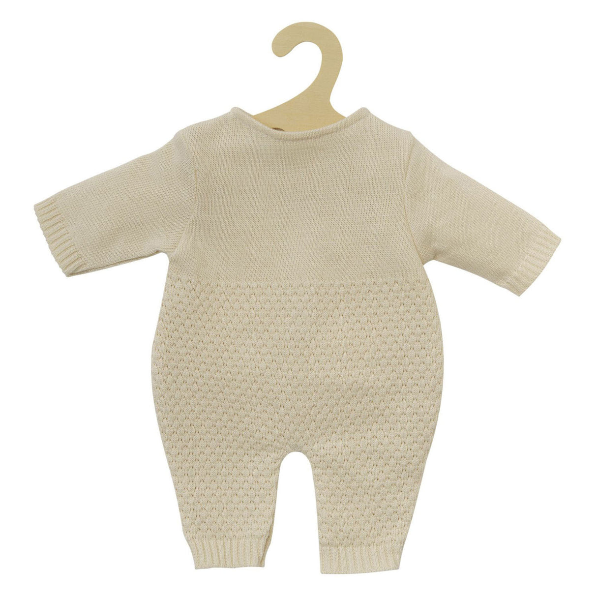 Heless dolls knitting overall ecru, 28-35cm