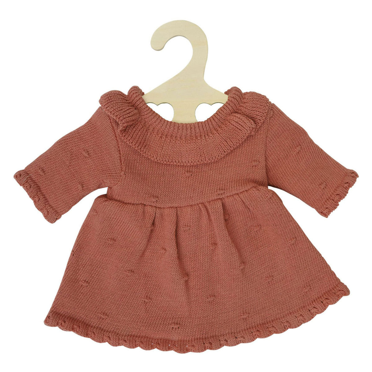 Heless Dolls Knitting Dress Peach, 28-35 cm