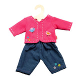 Heless Jacket mat Jeans blo, 35-45 cm