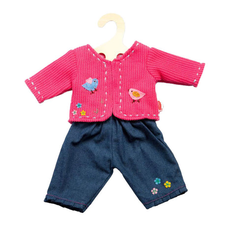 Heless Jacket mat Jeans blo, 35-45 cm