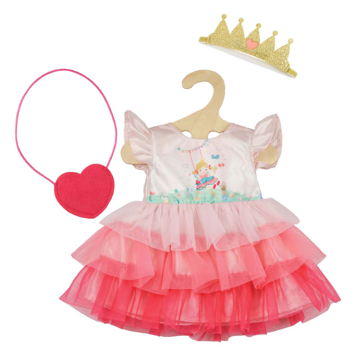 Heless doll dress princess Emily, 28-35 cm