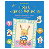 kleine huppel hoera, ik ga op het potje!