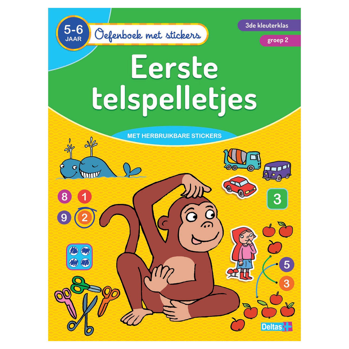 Deltas Exercise Book with Stickers First Counting Games (5-6 years)