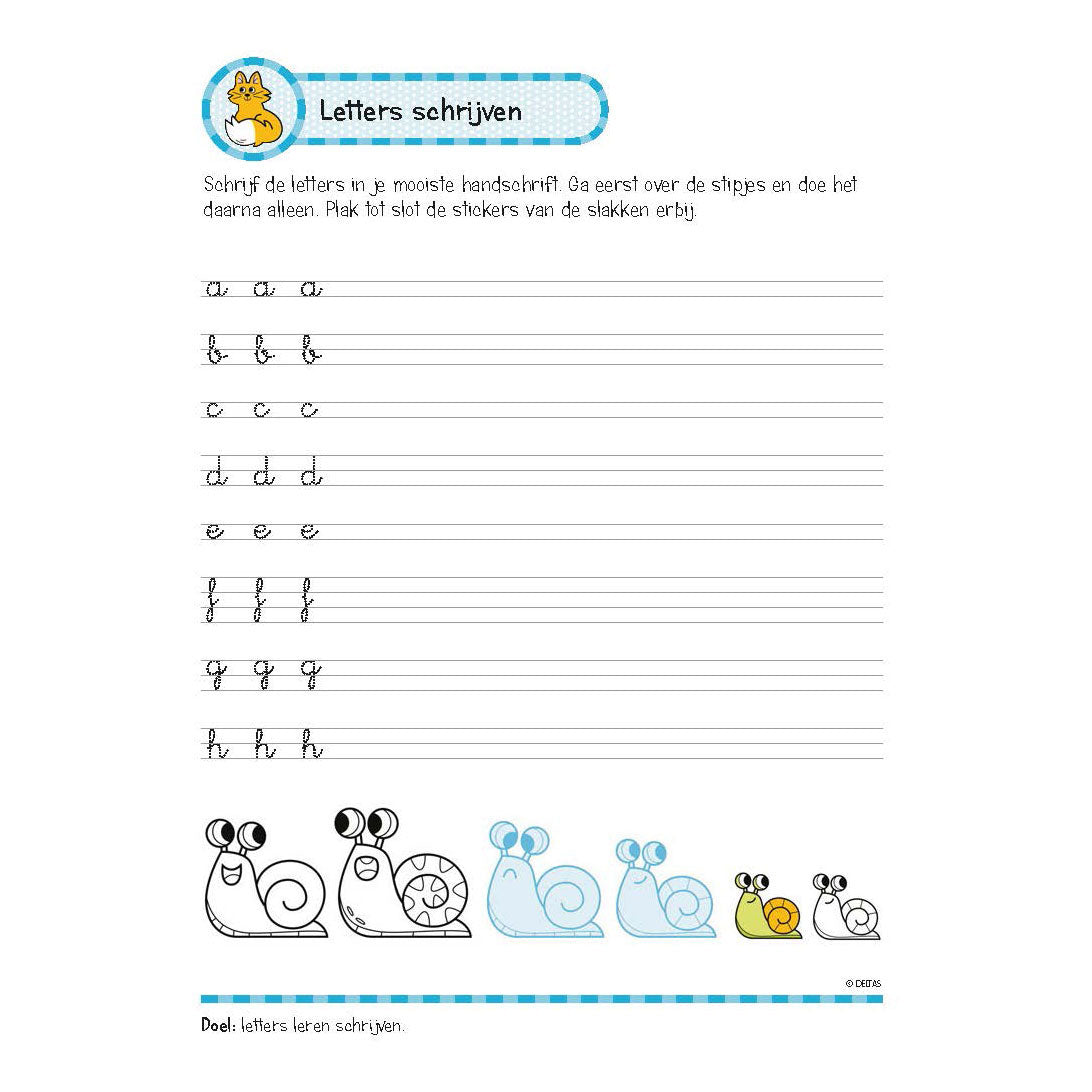 Deltas Exercise Book With Stickers Nice Writing Exercises (6-7 years)