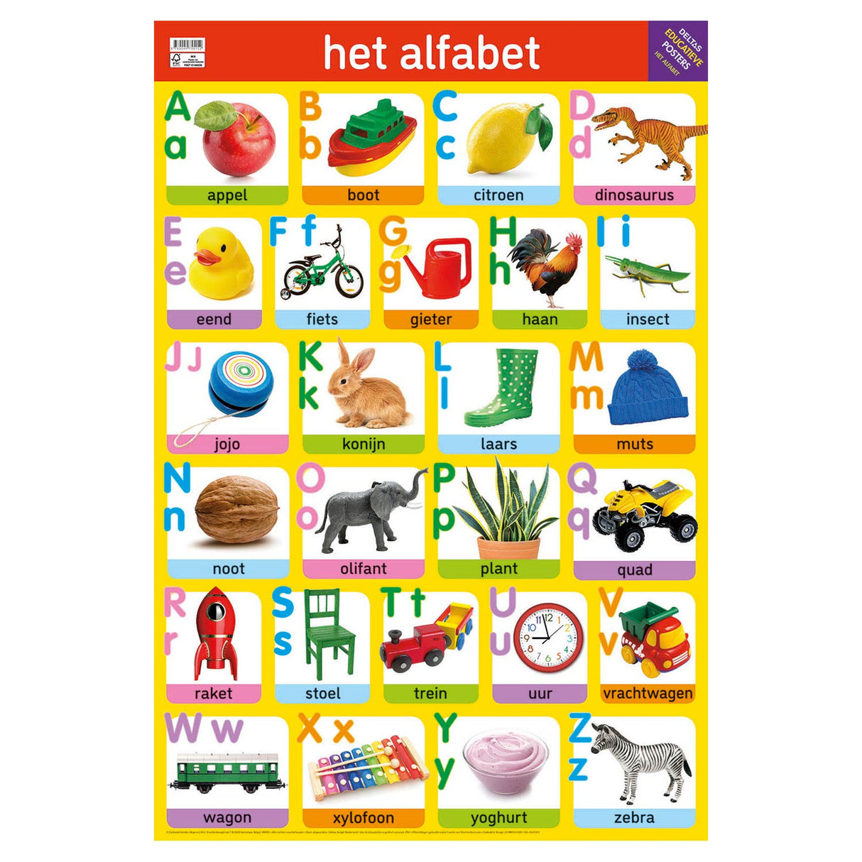 Deltas Educational Plakat Alphabet