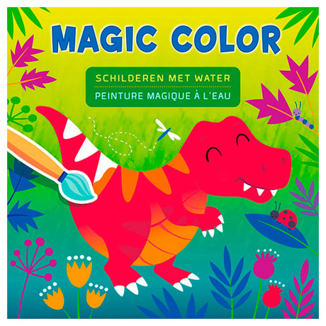 Deltas magesch Faarf Dino Molerei mat Waasser
