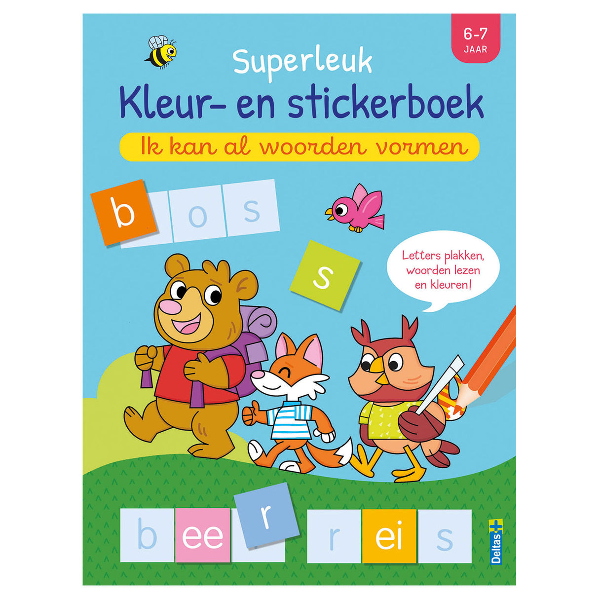 Deltas Superleuk Kleuren Stickerboek Ik kan al woorden vormen