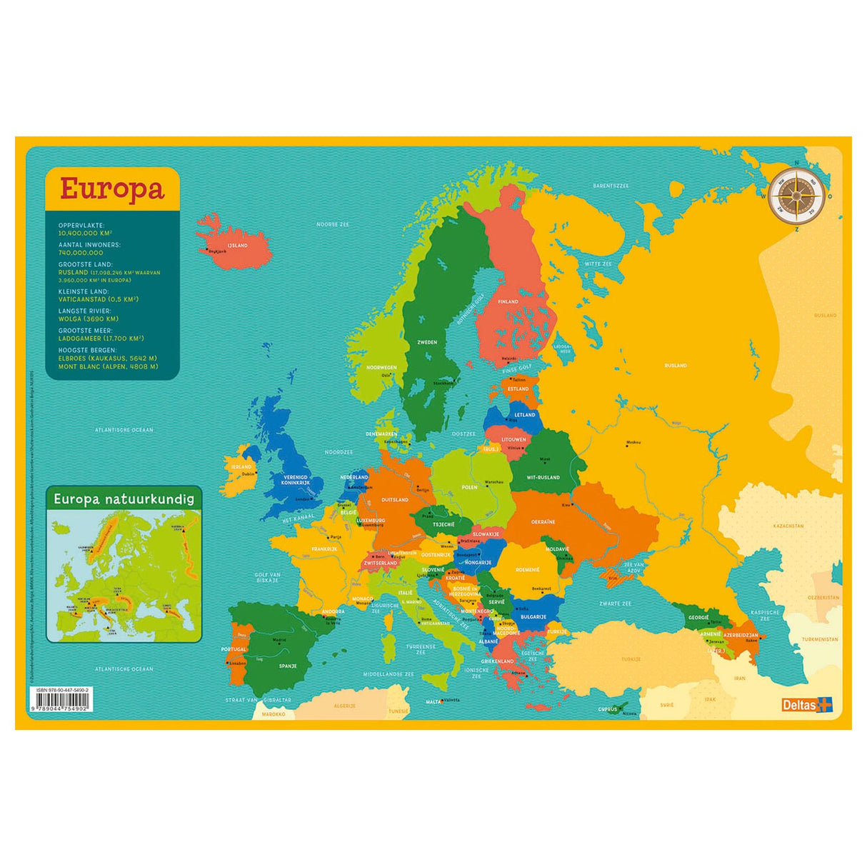 Deltas Education Founder - Map Europe