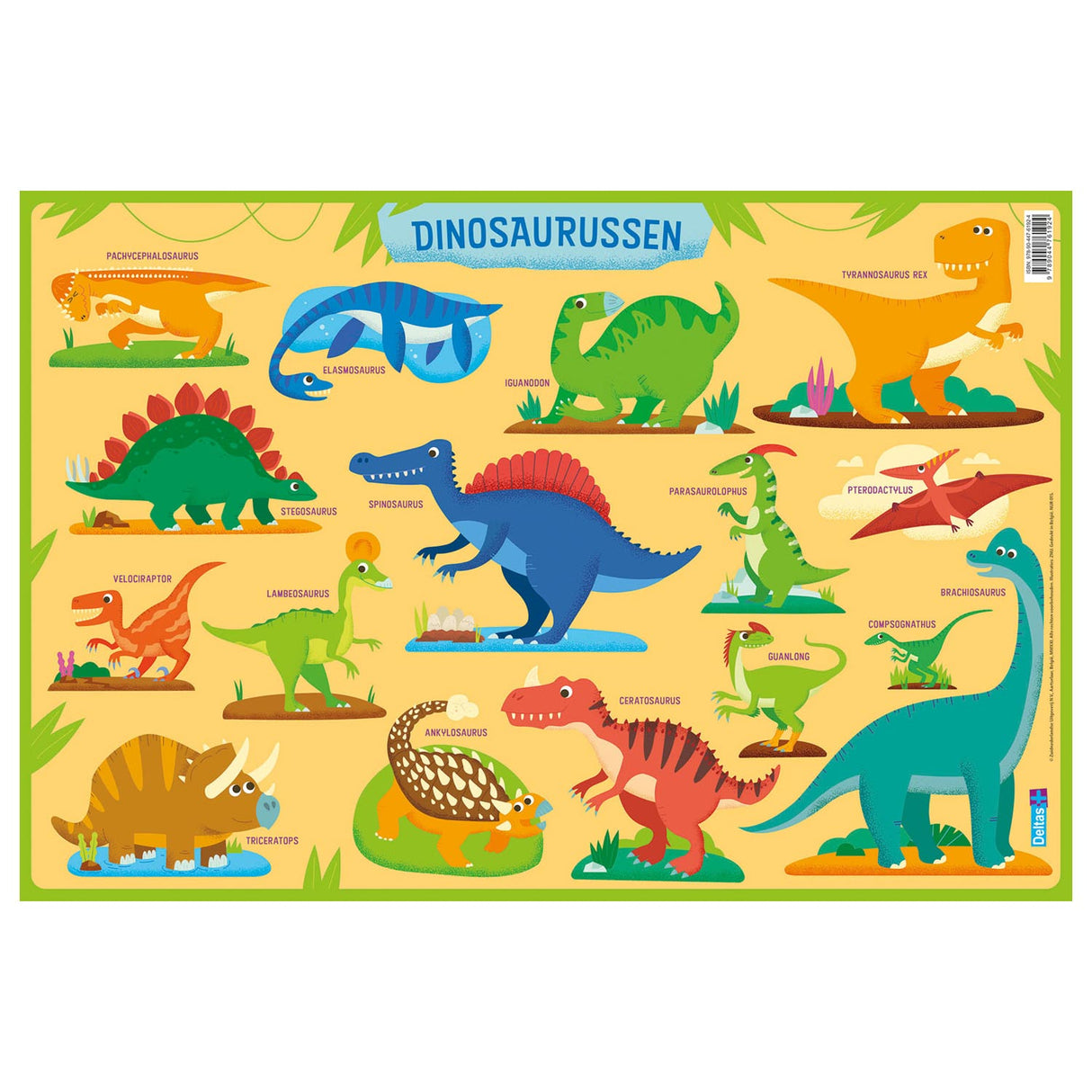 Deltas Educatieve onderleggers Preschool Dinosaurussen