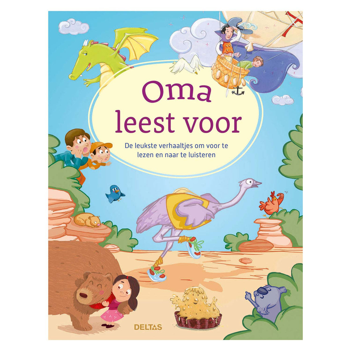 Deltas Oma leest voor