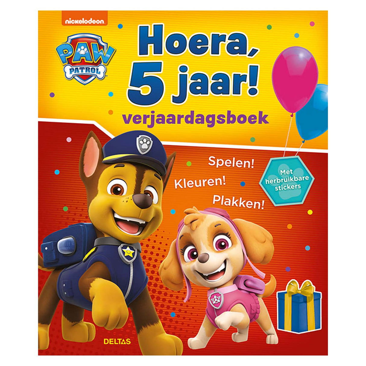 Libro de cumpleaños de Deltas Paw Patrol - Hooray, ¡5 años!