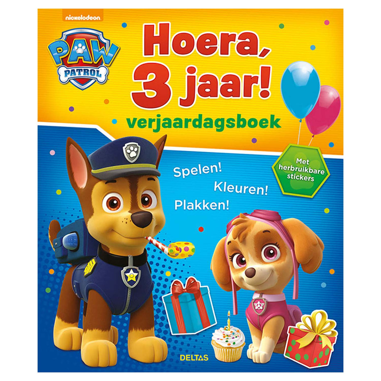 PAW PATROL Birthday Book - Hurra, 3 år!