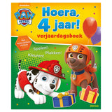 Deltas Paw Patrol Birthday Book - Evviva, 4 anni!