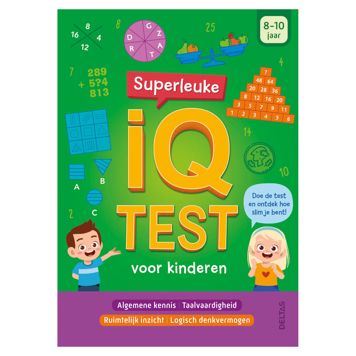 DelTas Super Spaass IQ Test fir Kanner (8-10 Joer)