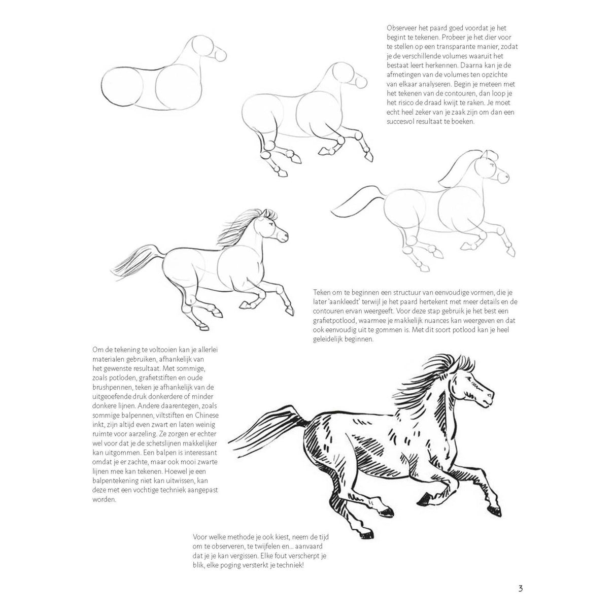 Les deltas apprennent à dessiner des chevaux étape par étape