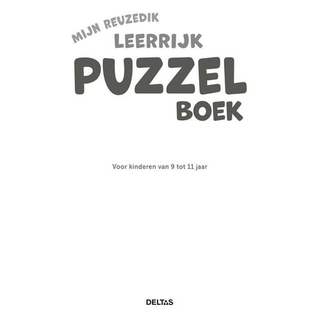 Deltas Mijn Reuzedik Leerrijk Puzzelboek (9-11 jaar)