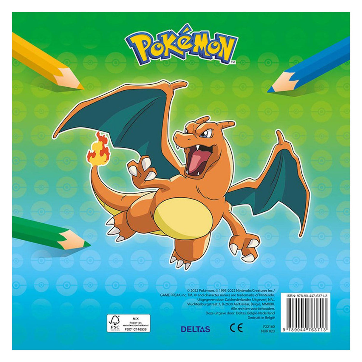 DelTas Pokémon Faarf Feinde Coloring Buch