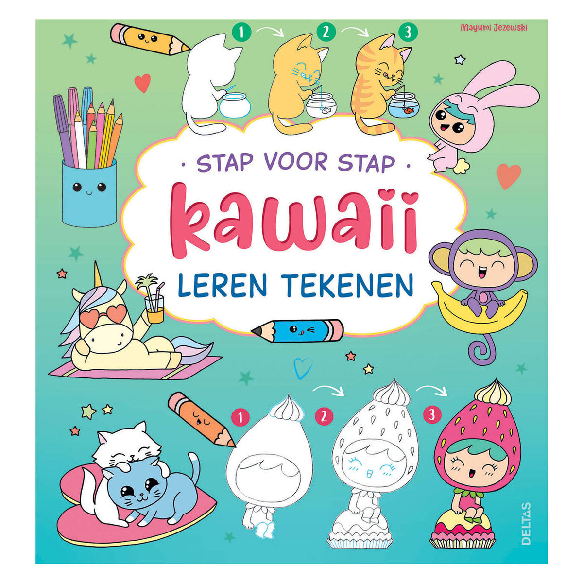 Deltas Schritt für Schritt Kawaii lernen, Hobbybuch zu zeichnen