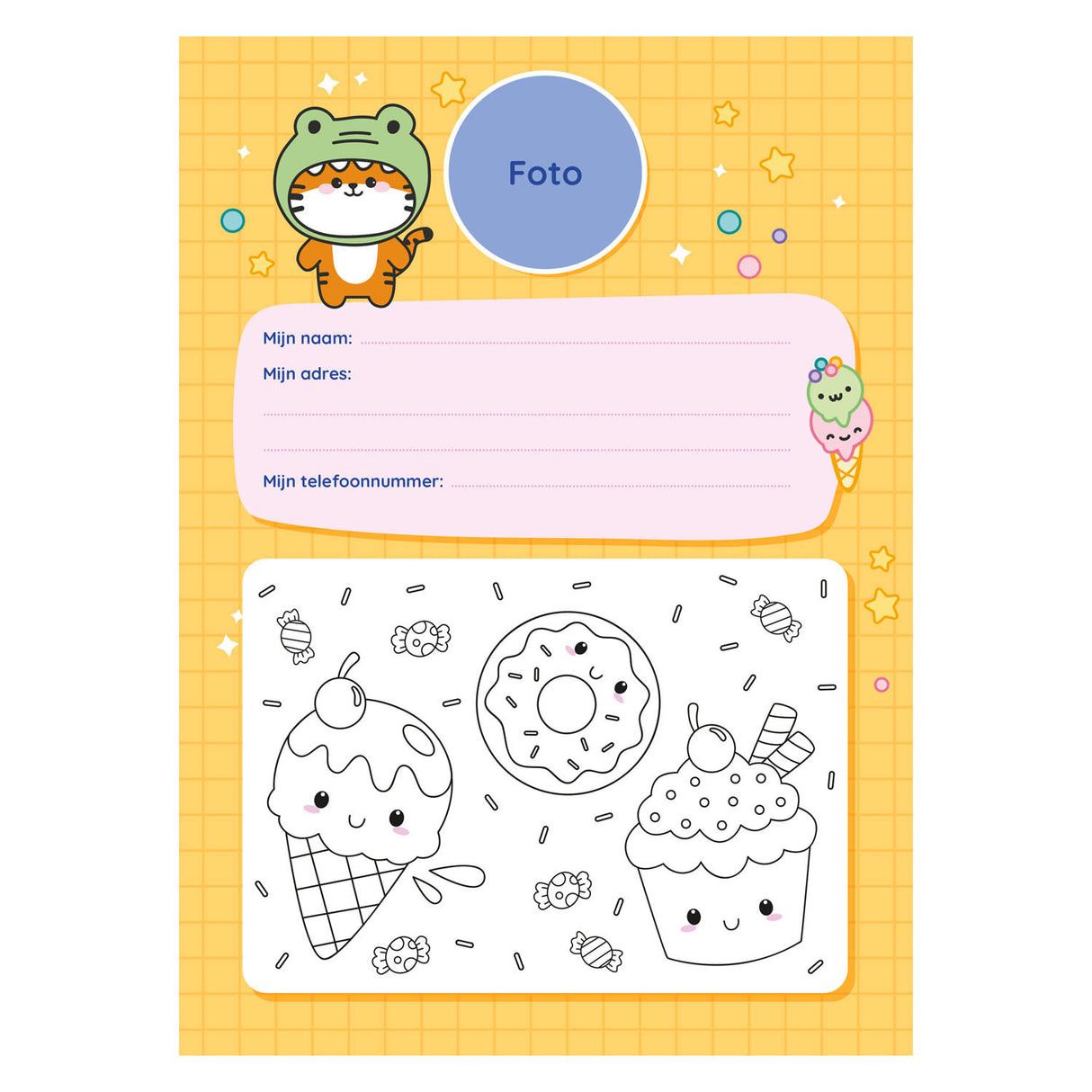 Deltas Jeg elsker Kawaii Friends Book