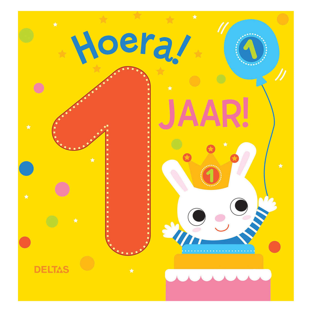 Deltas Hooray! ¡1 año! libro de cartón