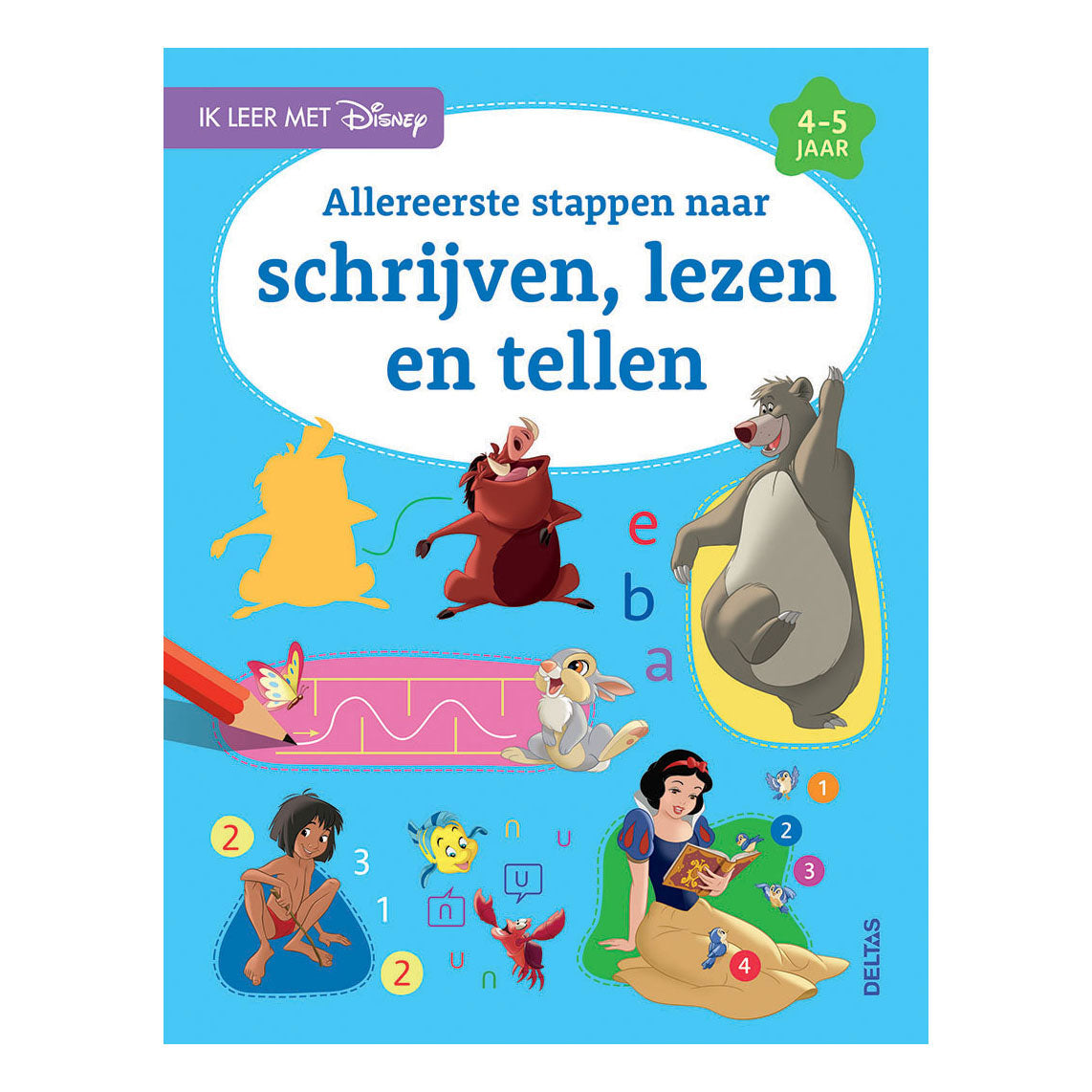 Deltas Disney Ich lerne mit - Schreiben, Lesen und Zählen (4-5 y).