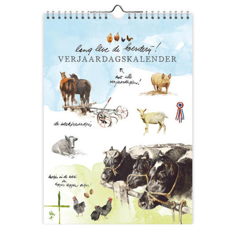 Comello farm a4 birthday calendar