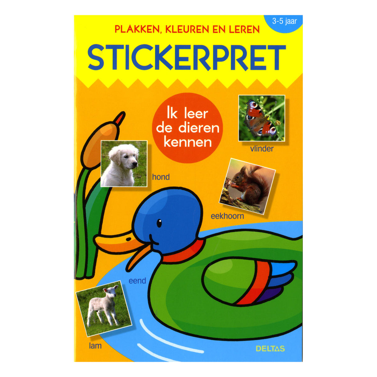 Deltas Stickerpret Ik leer de dieren kennen