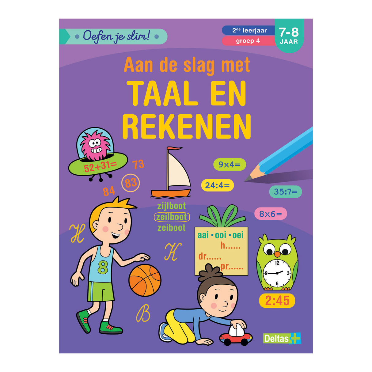 Deltas travaillant avec le langage et l'arithmétique, 7-8 ans