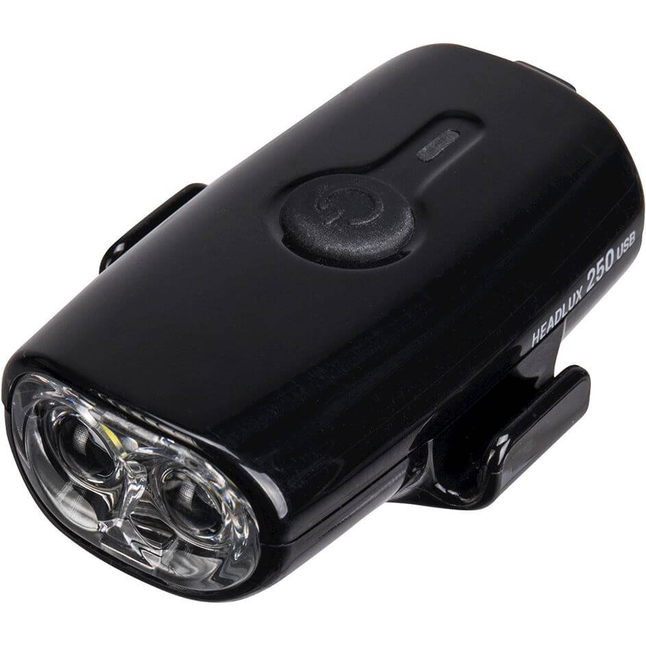 TopEak Helmet LED Headlux 250 USB Svart