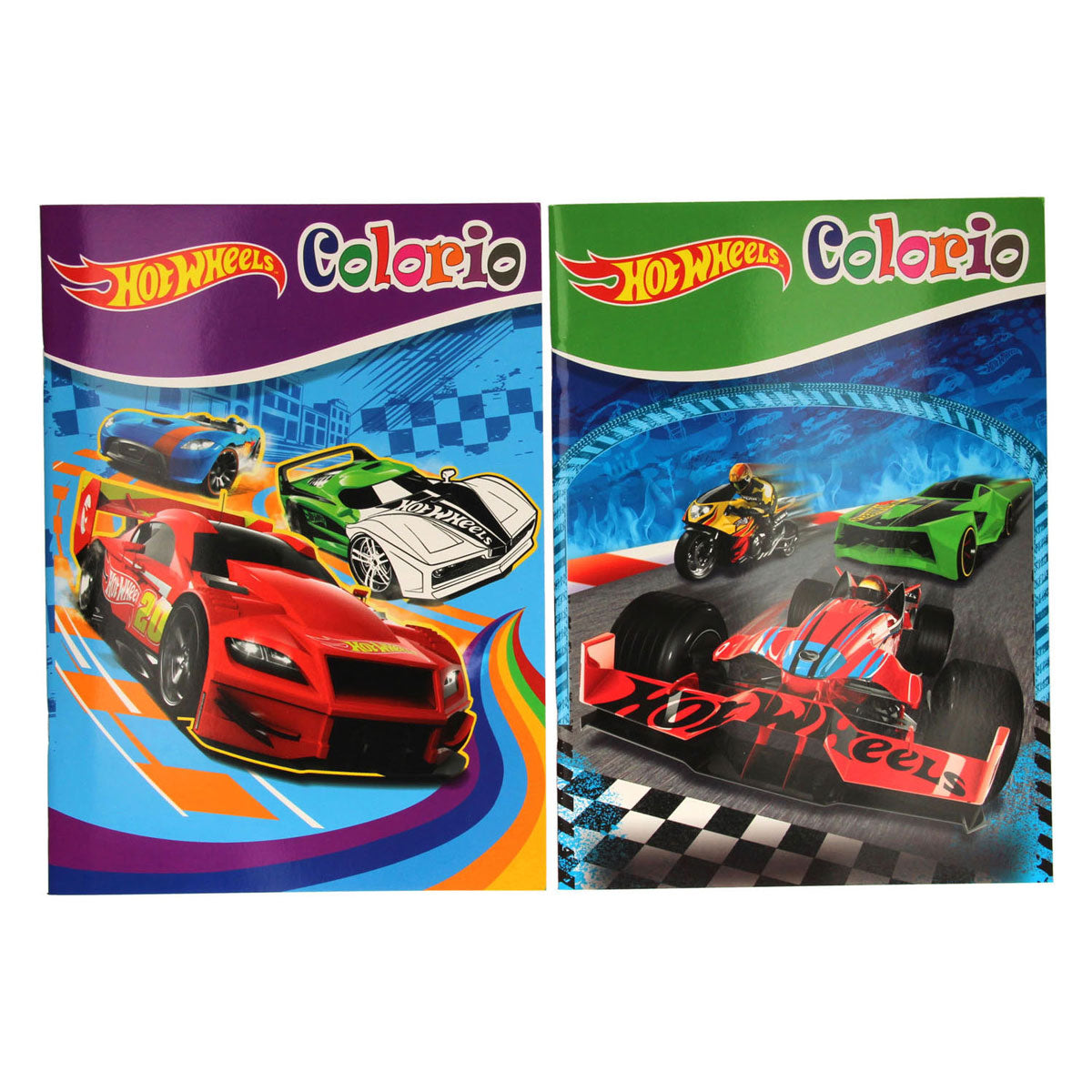 Hot Wheels Colorio Color Book